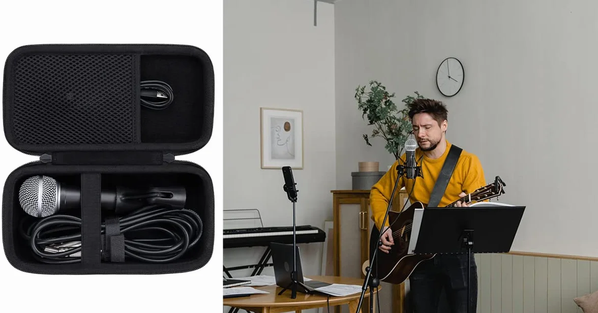 Étui pour Shure Microphone SM58/PGA-48/SM48S/58A/SV100