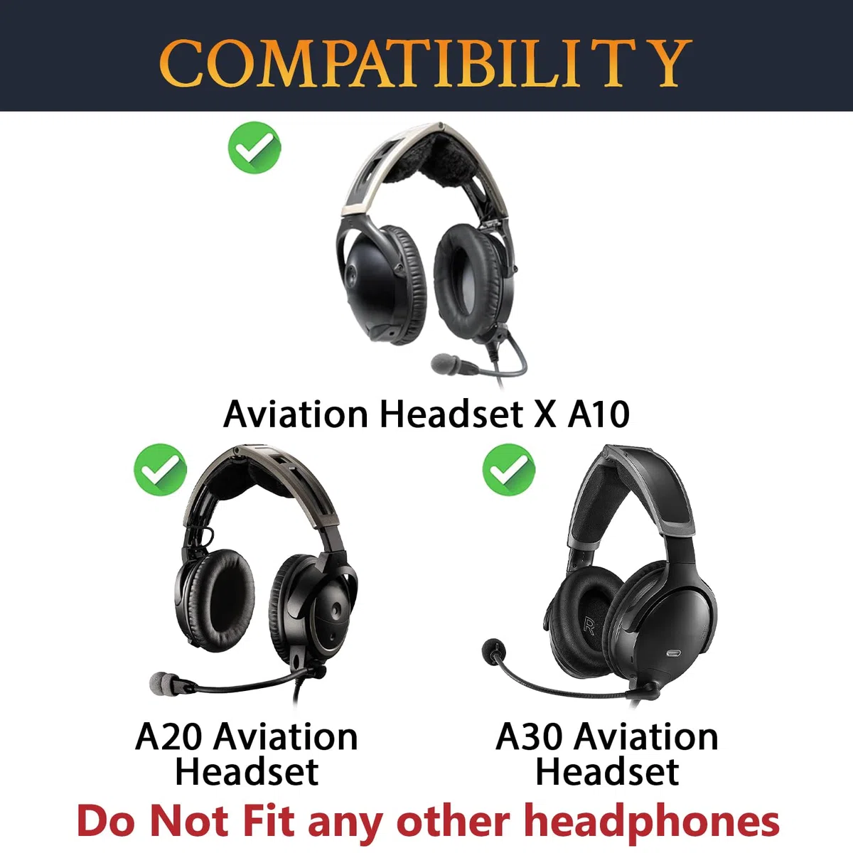 SOULWIT Couverture de Microphone de Remplacement pour Bose Aviation X A10/A20/A30 Casque, Filtre en Éponge pour Microphone, Pack de 4 Couvre-Micros en Mousse Écran Anti-Vent