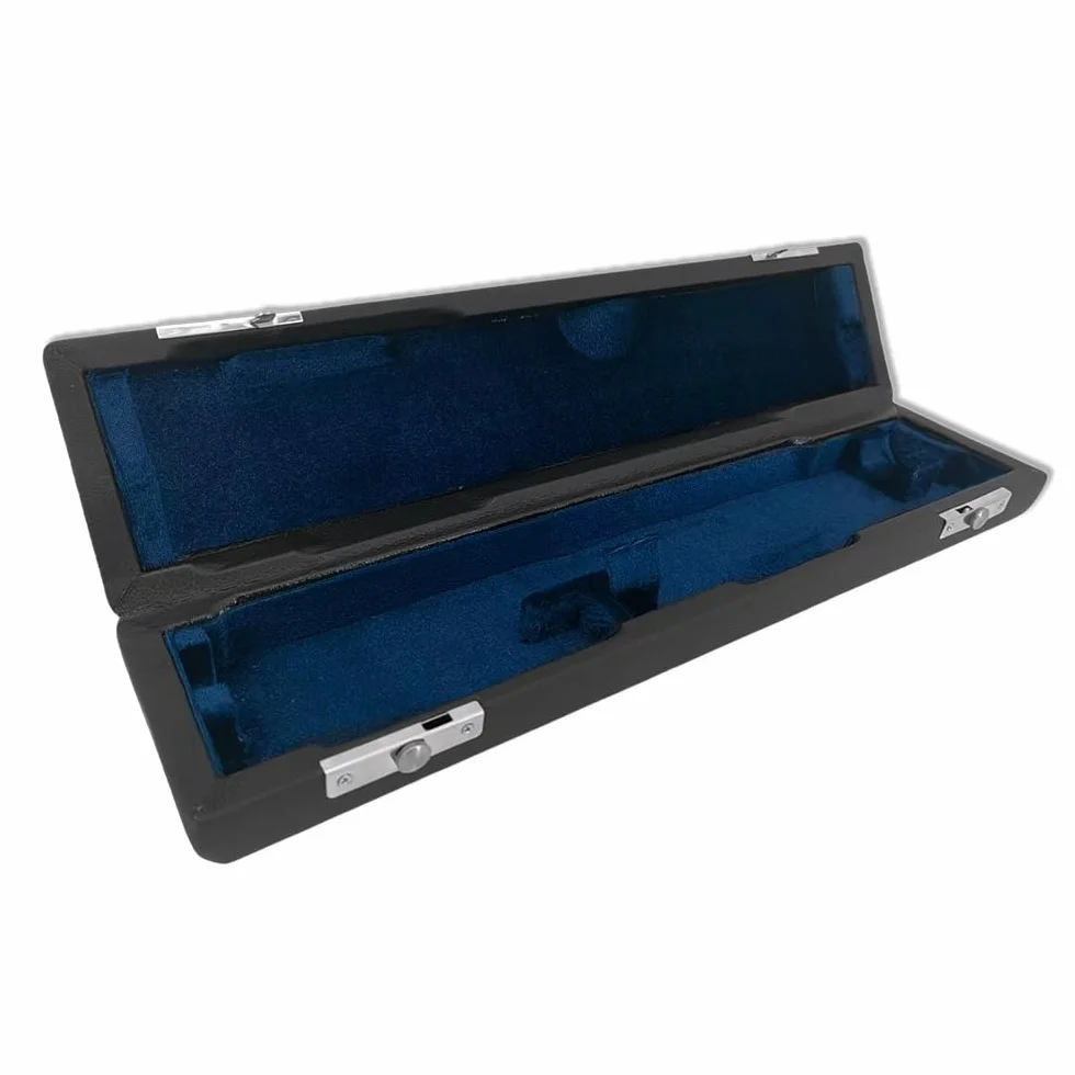 Étui pour flûte à 16 trous - Surface en cuir - Protection flûte en métal