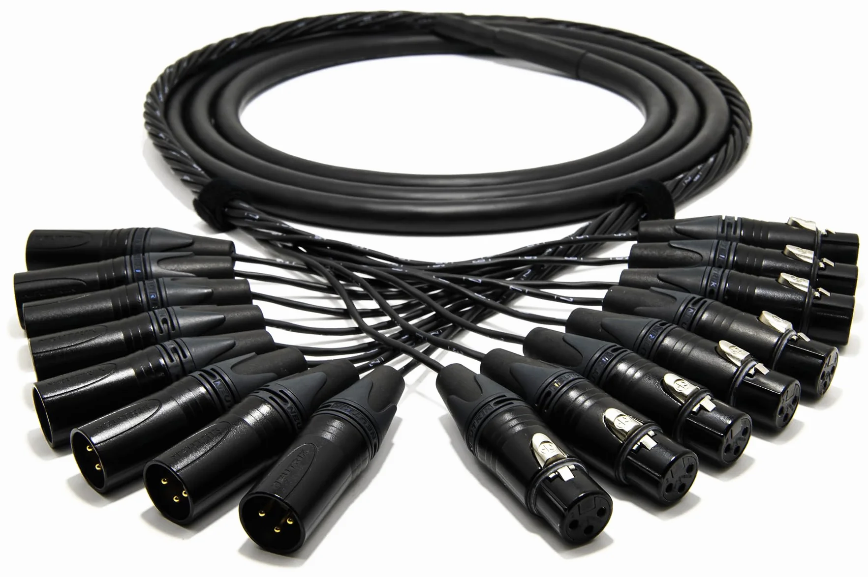 enoaudio Mogami 2932 8 Multipaire Câble analogique studio | Neutrik Gold XLR mâle – XLR femelle | HiFi - 10 m
