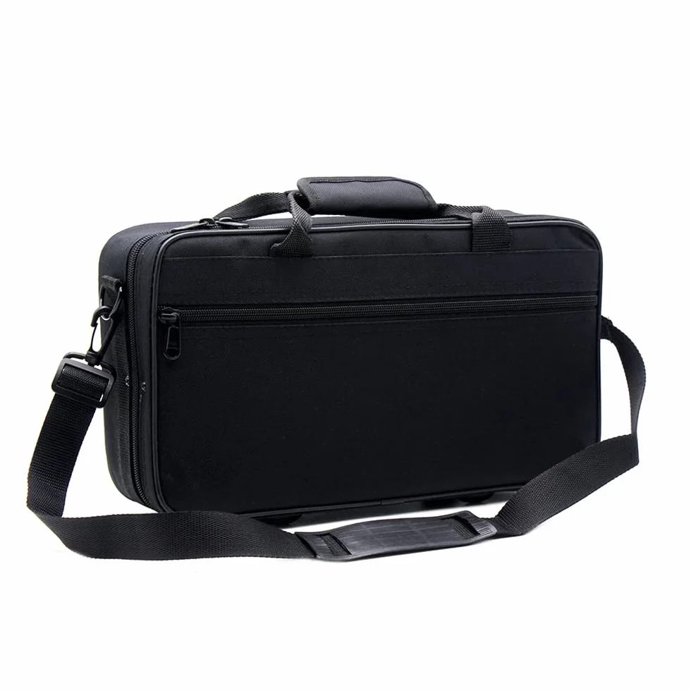 Étui pour Clarinette SIB, Tissu Oxford 600D imperméable, Rembourrage Mousse épaisse, Bandoulière réglable, Poche Partition