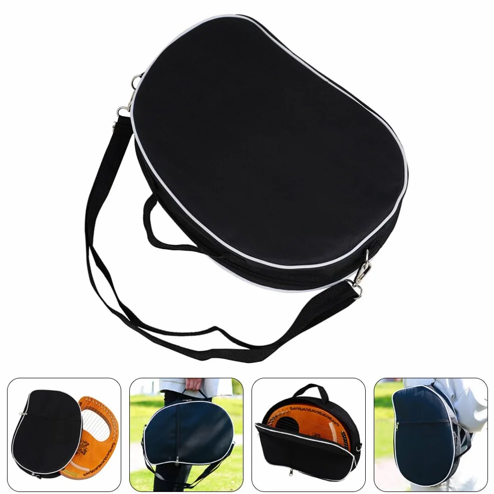 SUPVOX Housse de Transport pour Harpe Lyre Pliable Léger 16.14x11.42x2.36in