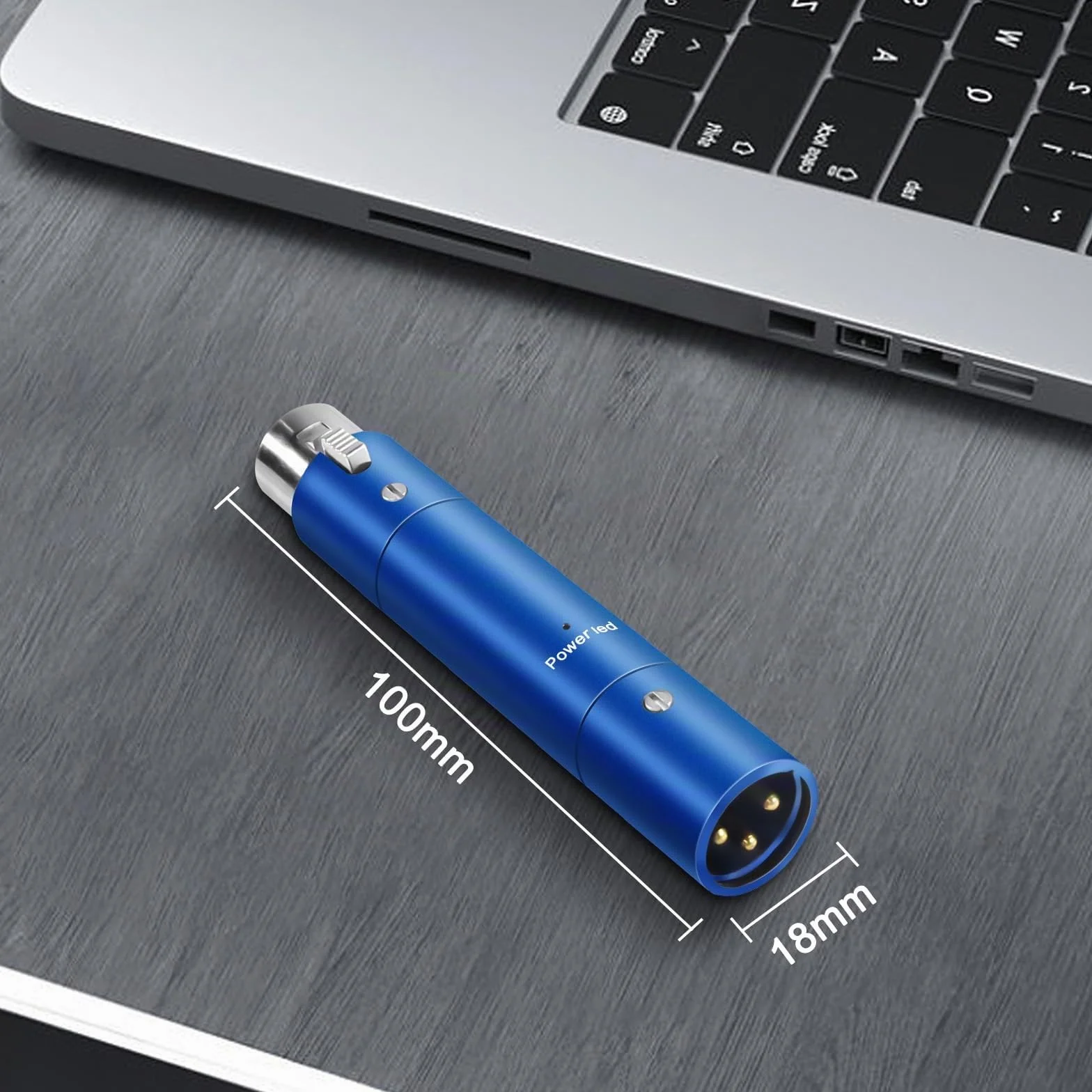 Préamplificateur de micro XLR professionnel - Gain ultra propre jusqu'à +28 dB pour microphone dynamique actif en ligne