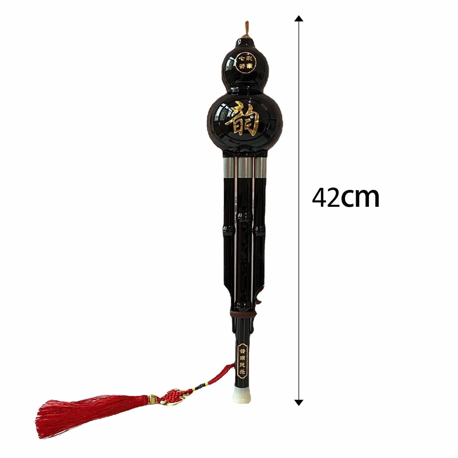 Flûte Hulusi en bambou faite à la main Instrument de musique chinois traditionnel Do Cadeau