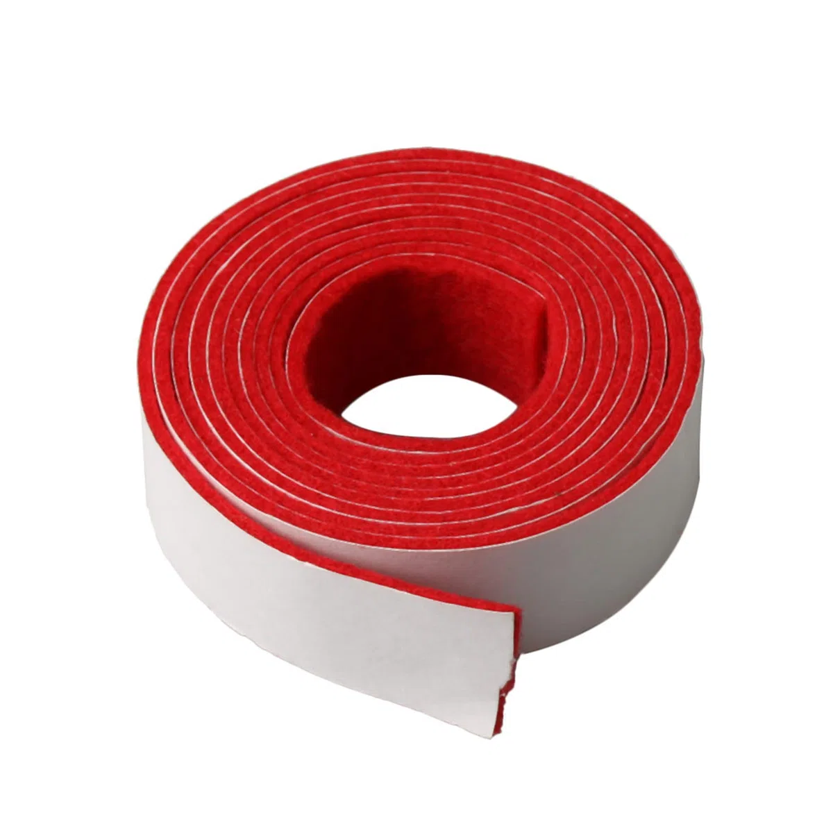 Rails de rechange en feutre pour piano - 130 x 1,9 cm - Rouge et blanc