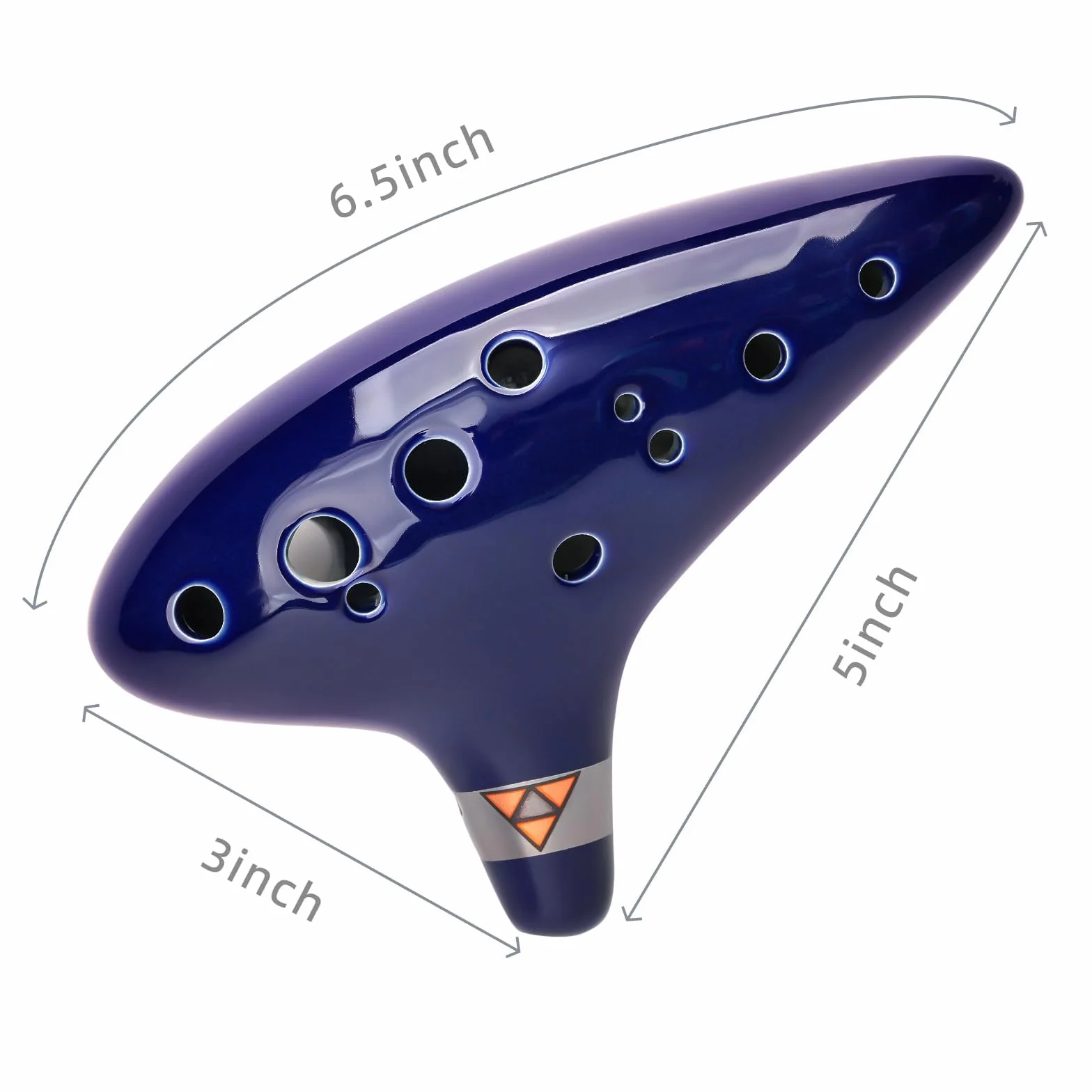 Ocarina en do alto à 12 trous avec livret de chansons La légende de Zelda support de présentation et sac de protection