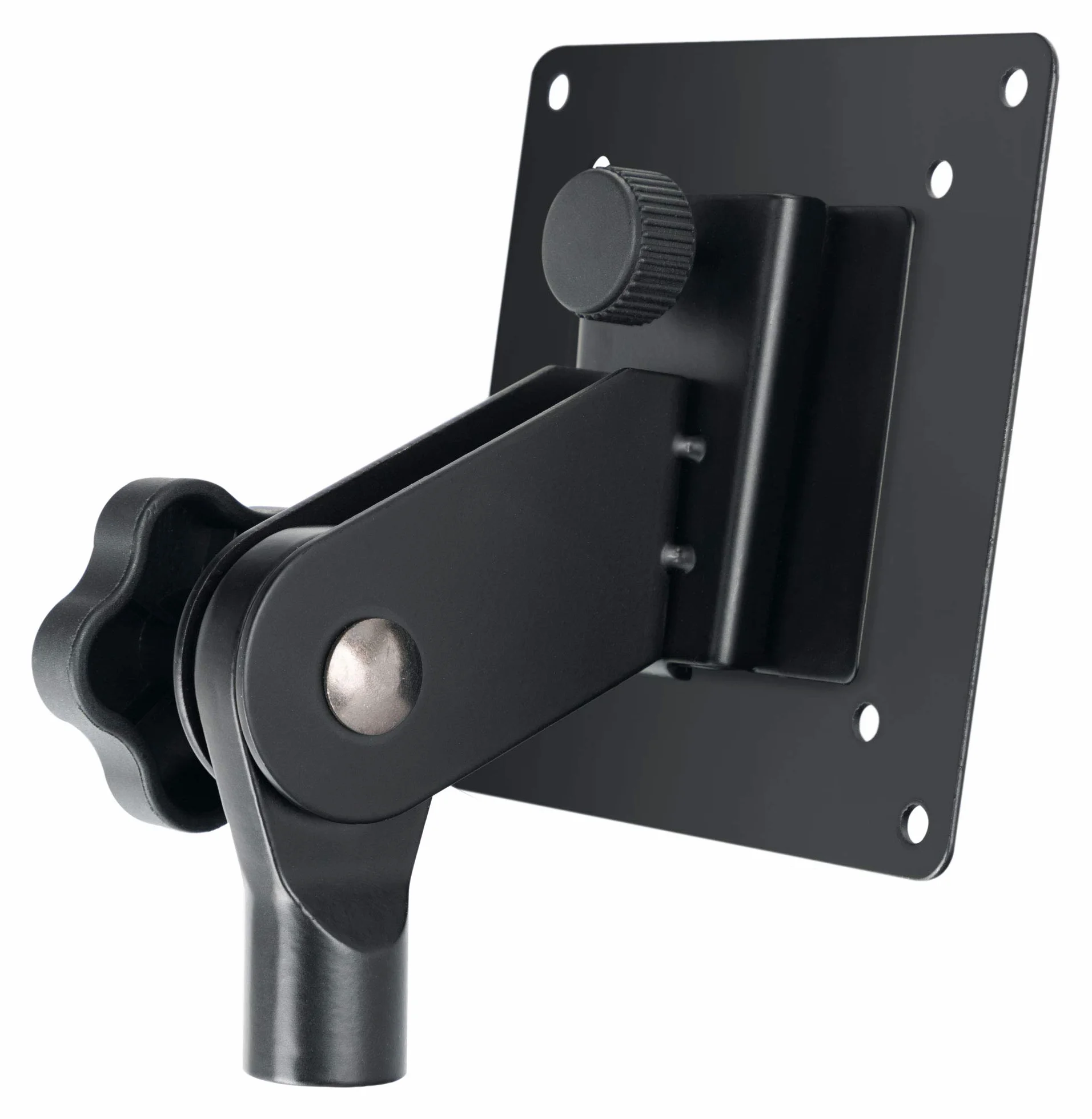 Pronomic Adaptateur Pied de Micro Fixation VESA Écrans LED TFT Montage Moniteurs Entraxes 100 mm 75 mm Noir