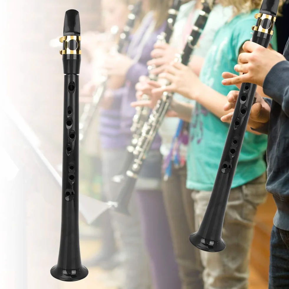Mini Saxophone Portable avec Sac de Roseau, Instrument à Vent en Bois pour Débutants