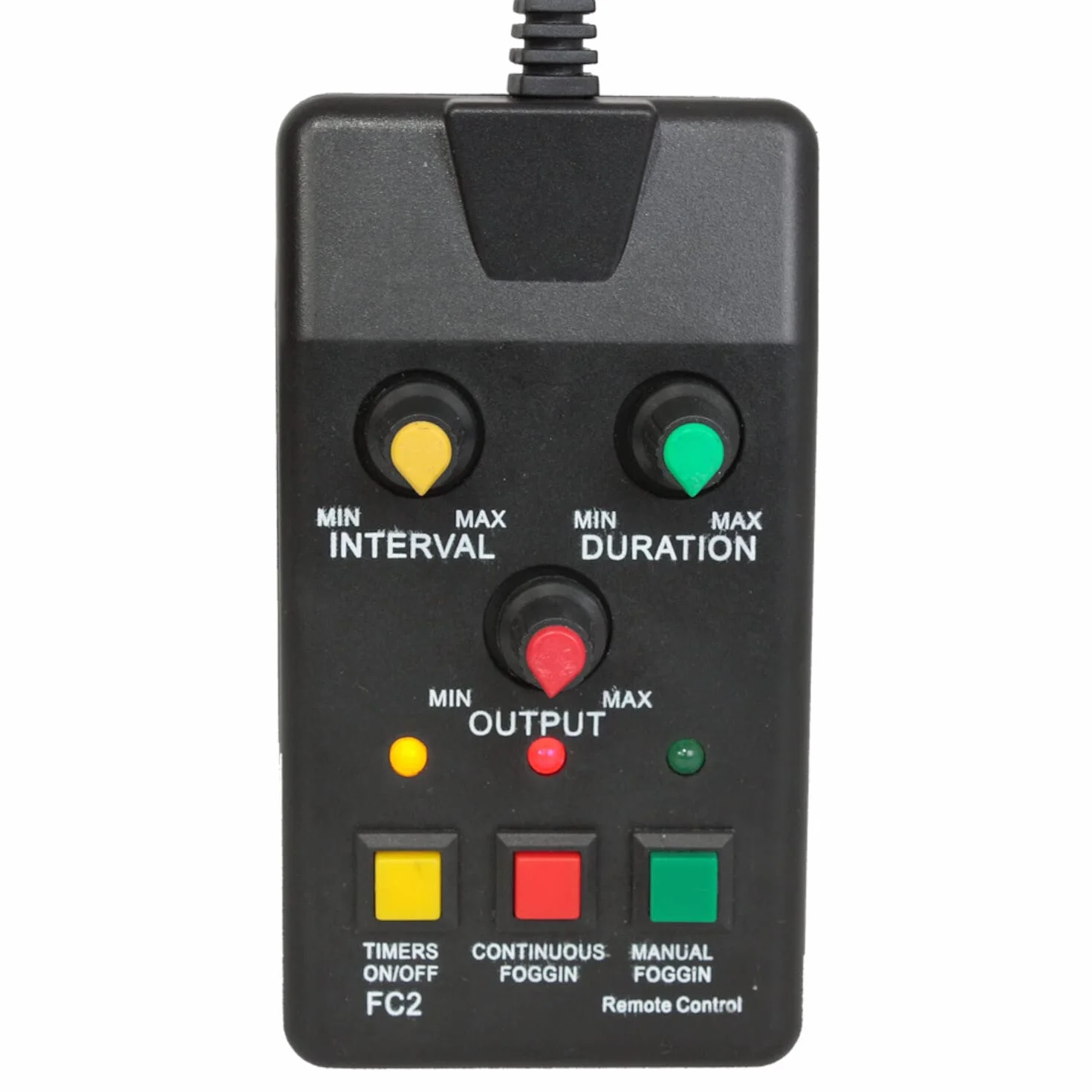 Ibiza - LSM1200PRO - Machine à fumée professionnelle de 1200W programmable en DMX et télécommande - Noir