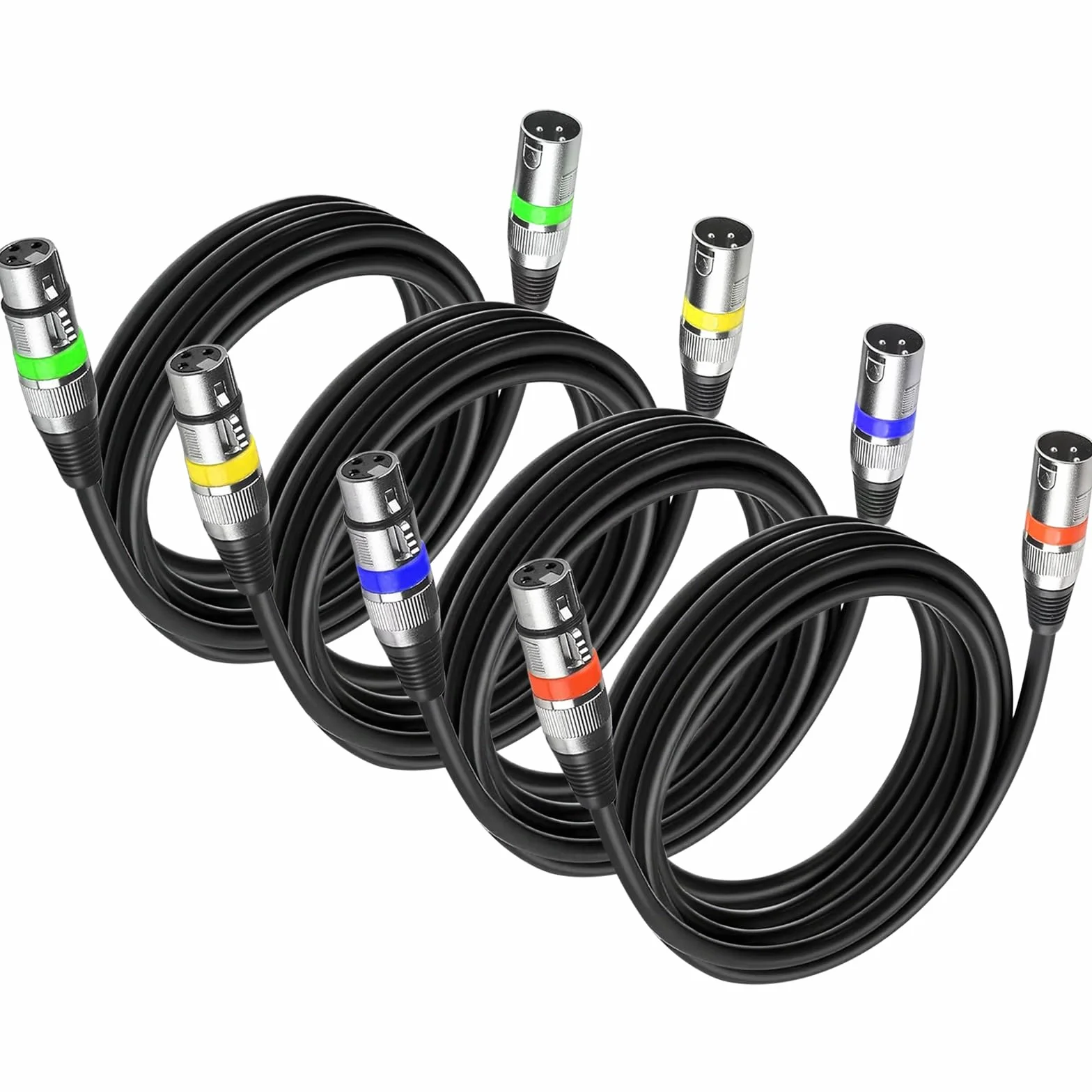 Câble DMX 3 Broches 3m XLR Mâle Femelle, Contrôleur Audio 3 Pins