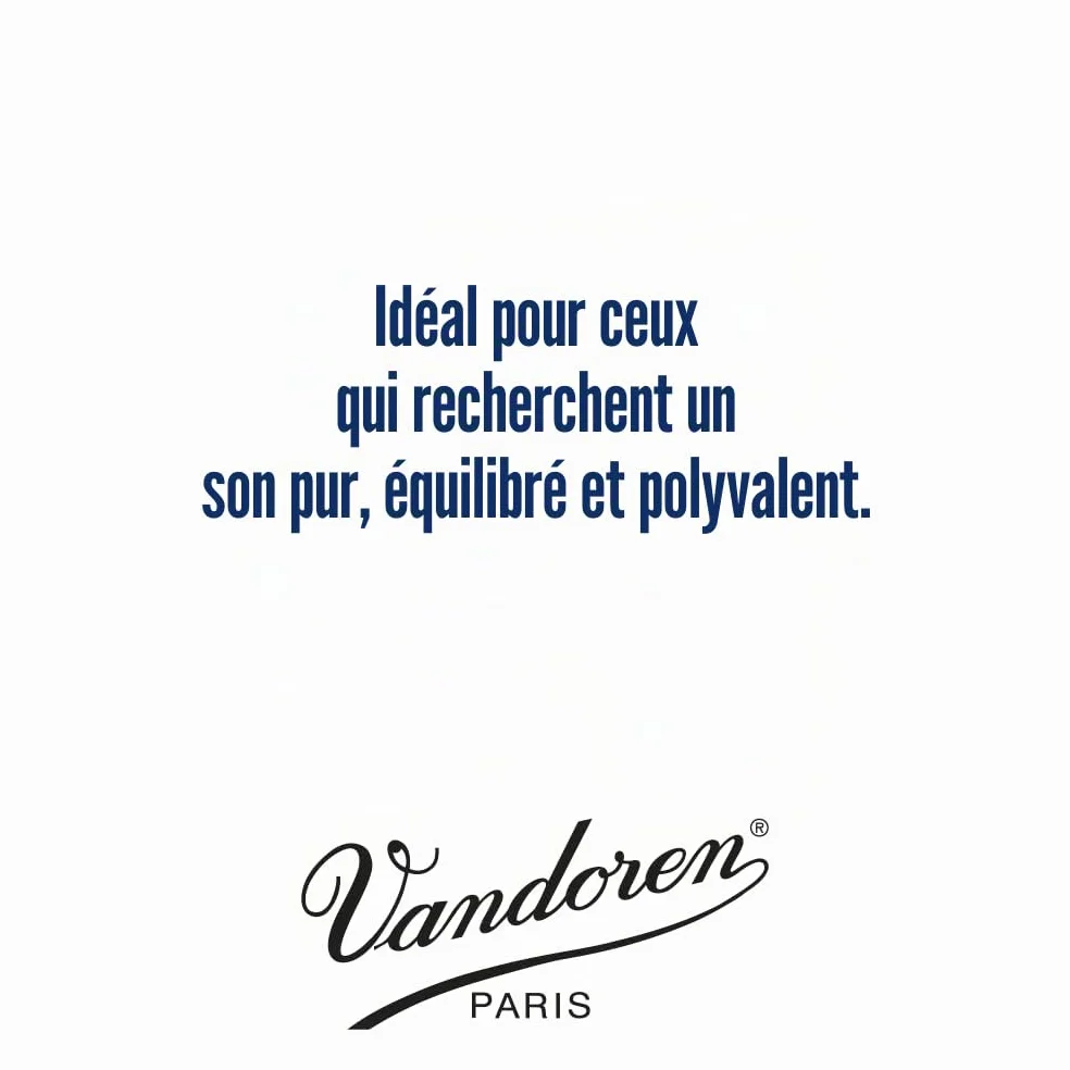 Vandoren CR102 10 Anches pour Clarinette Sib 2 Naturel
