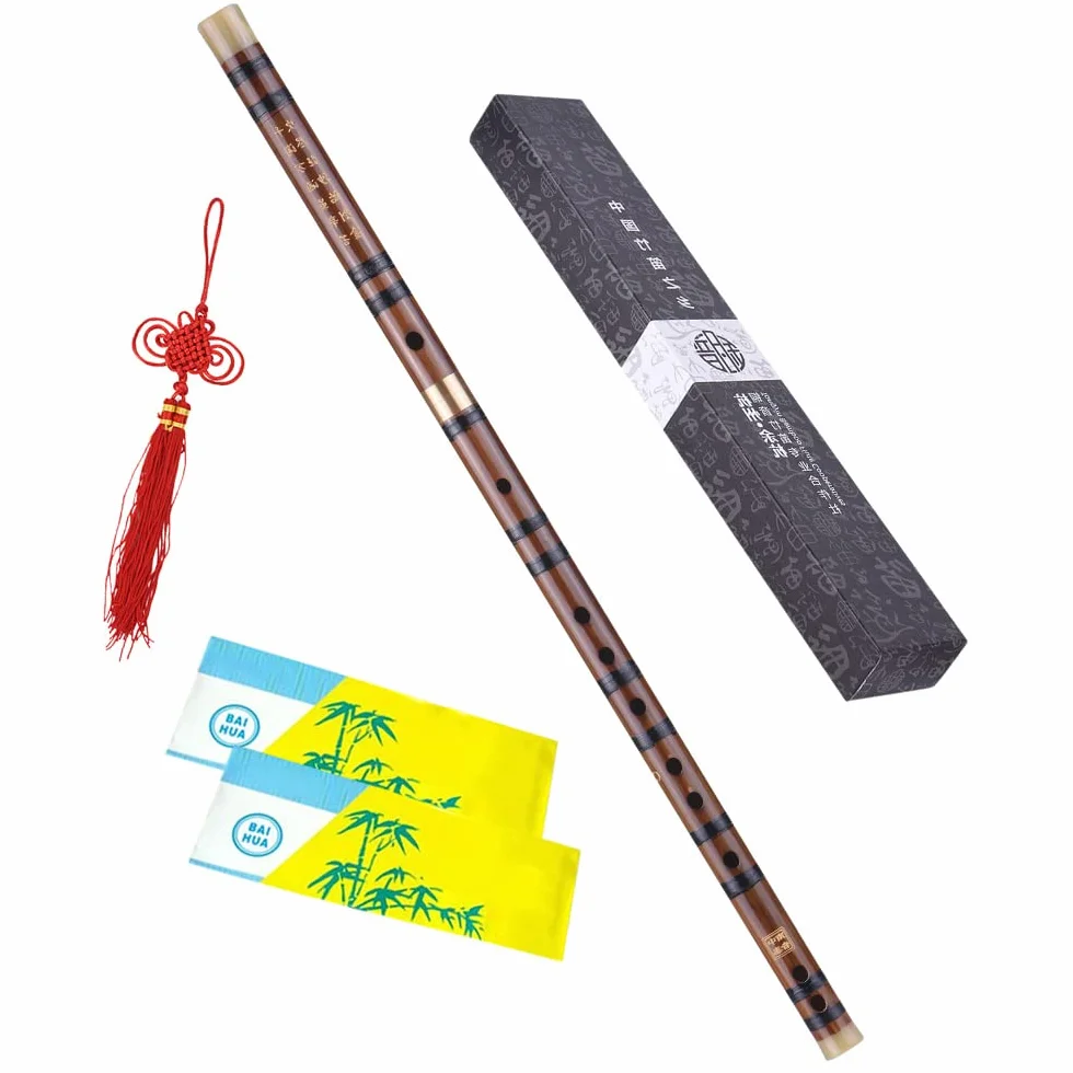 Bambou Flûte Dizi Chinois Traditionnel Instrument à Souffle Professionnel