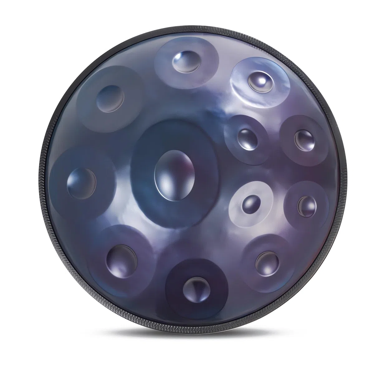 Handpan Drum, Instrument De Percussion Hand Pan Drum De 432Hz/440Hz Pour La Guérison Sonore Et La Méditation Personnelle, 55cm 9/10/ 12 Notes Steel Tongue Drum Et Tous Les Accessoires (Size : 432Hz
