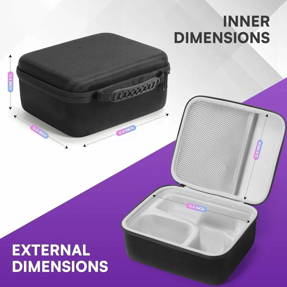 Étui de transport rigide Shure SM7B MV7 MV7X, coque EVA absorbant les chocs, intérieur mousse personnalisé, sac de voyage compact