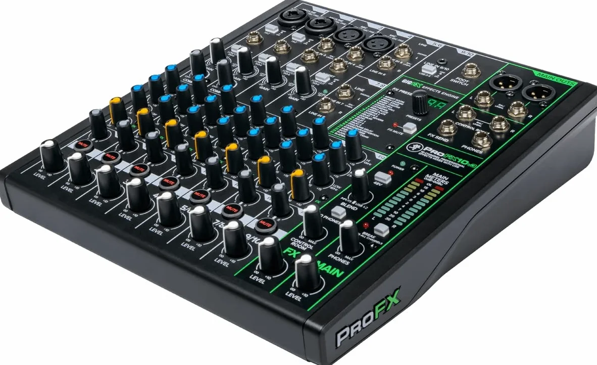 Mackie ProFX10v3 Mixeur à Effets Professionnel 10 Canaux avec USB