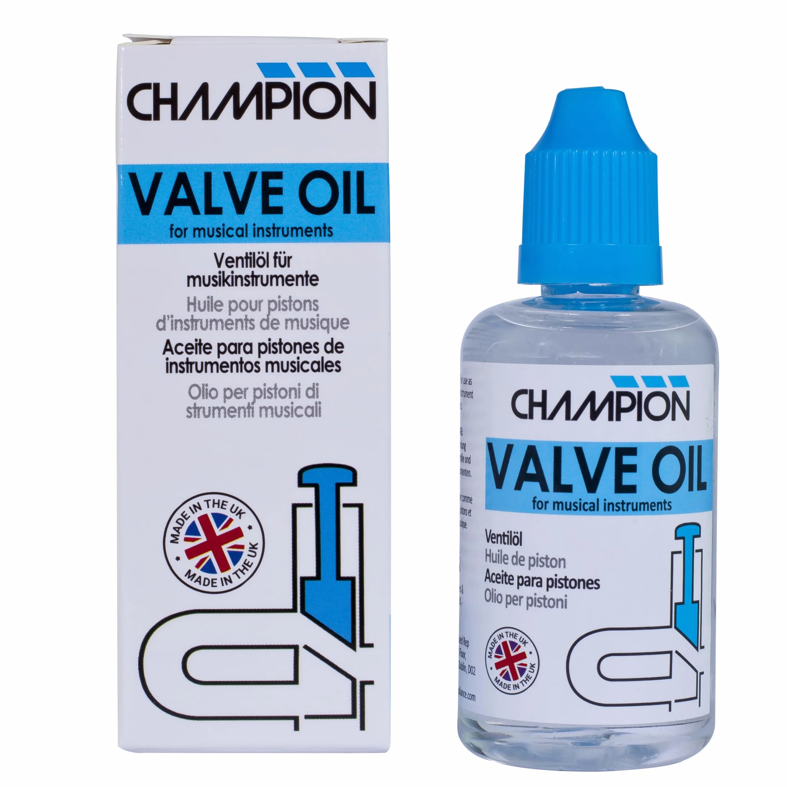 Champion huile pour pistons 50ml pour trompette cornet euphonium tuba baryton