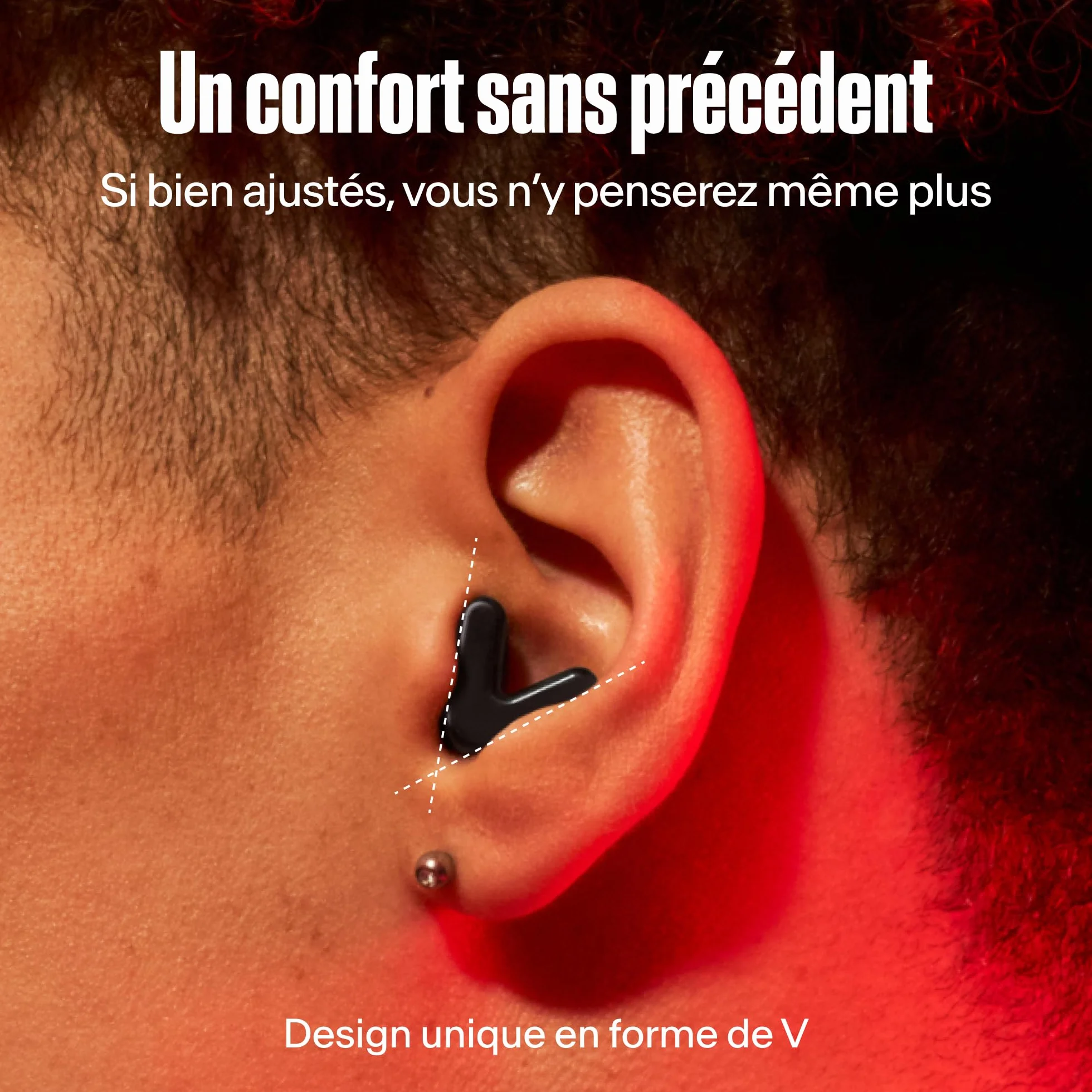 Alpine Tune Bouchons d'Oreilles Protection Auditive 19dB Certifiée Haute Fidélité 4 Tailles Noir