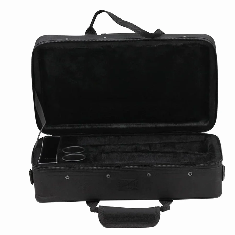 Étui pour Clarinette SIB, Tissu Oxford 600D imperméable, Rembourrage Mousse épaisse, Bandoulière réglable, Poche Partition