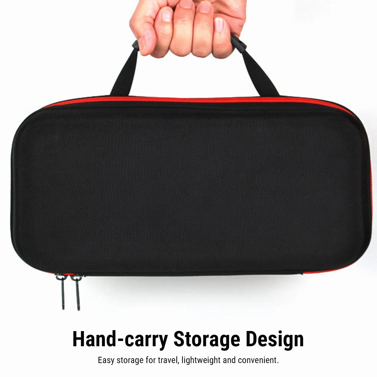GOWENIC Étui pour Microphone sans Fil 4 Emplacements Sac de Transport Résistant aux Chocs Doublure Intérieure Douce