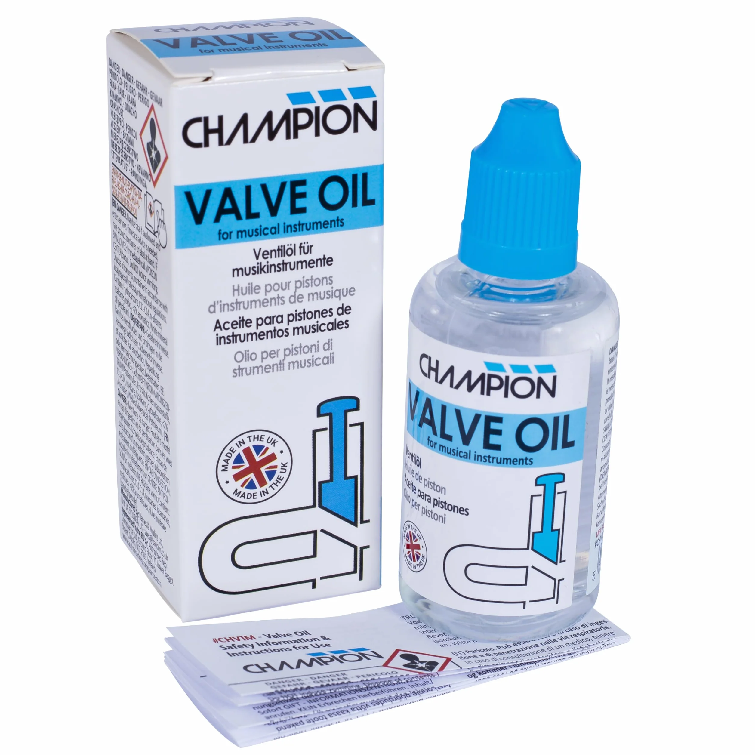 Champion huile pour pistons 50ml pour trompette cornet euphonium tuba baryton