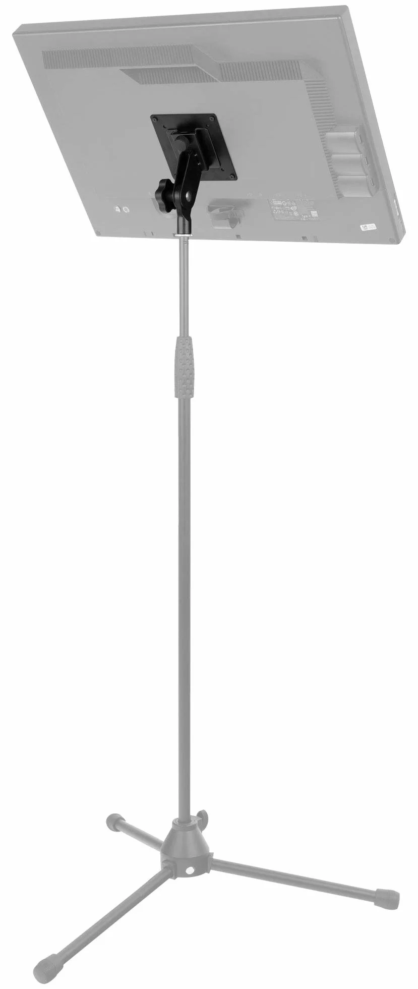Pronomic Adaptateur Pied de Micro Fixation VESA Écrans LED TFT Montage Moniteurs Entraxes 100 mm 75 mm Noir
