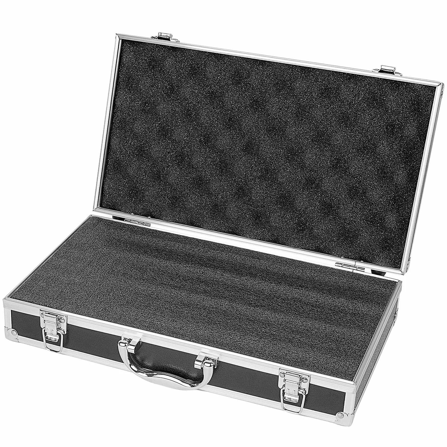 Étui de Transport Professionnel pour Microphone, Mousse prédécoupée Personnalisable, Aluminium