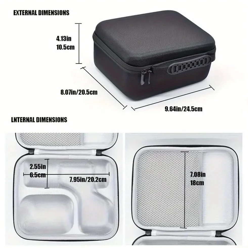 Étui de transport rigide Shure SM7B MV7 MV7X, coque EVA absorbant les chocs, intérieur mousse personnalisé, sac de voyage compact