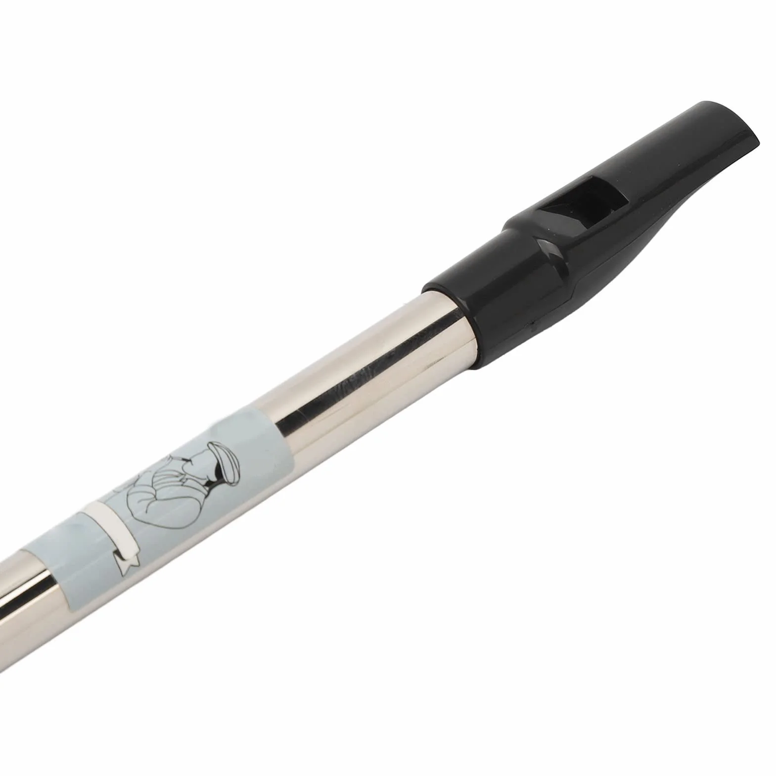 Flûte irlandaise Irish Whistle 6 trous clé de ré alliage aluminium sans soudure pour débutants